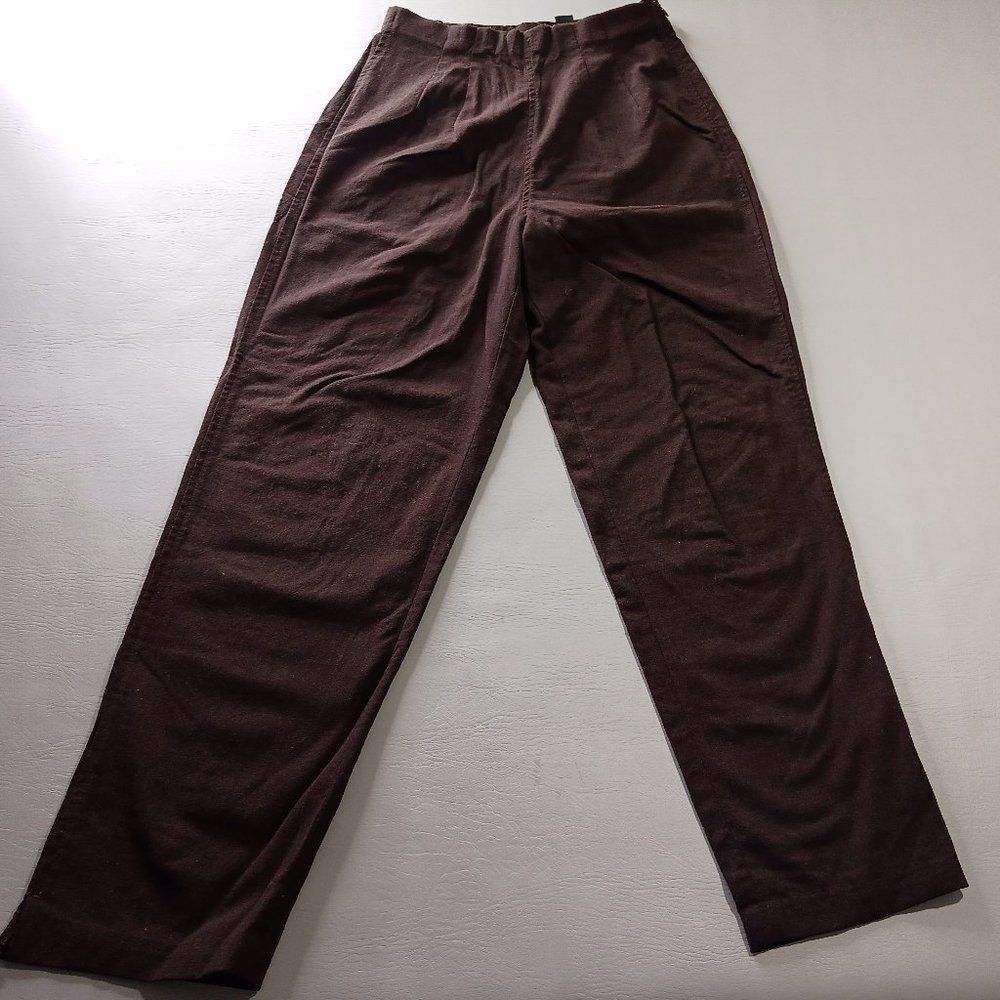 Banana Republic Womens Pants 6 Wool Blend Tapered Leg Office Career Made Italy